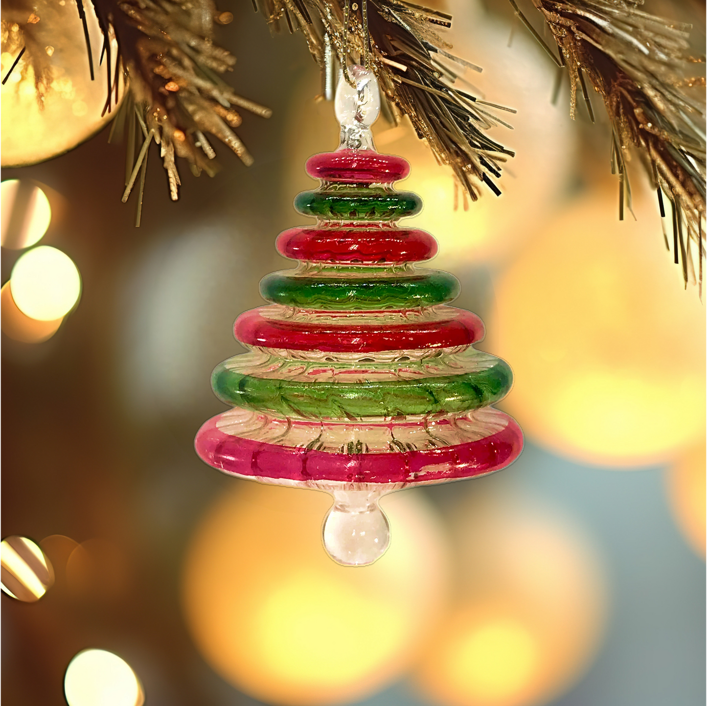 Red & Green Tree Ornament